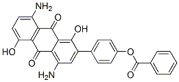 p-[4,8-diamino-1,5-dihydroxy-9,10-dihydro-9,10-dioxo-2-anthryl]phenyl benzoate CAS#: 4104-49-8
