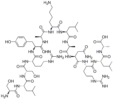 seryl-leucyl-seryl-arginyl-tyrosyl-alanyl-lysyl-leucyl-alanyl-asparaginyl-arginyl-leucyl-alanine CAS#: 150942-61-3