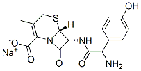 sodium [6R-[6alpha,7beta(R*)]]-7-[amino(4-hydroxyphenyl)acetamido]-3-methyl-8-oxo-5-thia-1-azabicyclo[4.2.0]oct-2-ene-2-carboxylate CAS#: 42284-83-3