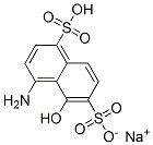 sodium hydrogen 4-amino-5-hydroxynaphthalene-1,6-disulphonate CAS#: 40492-13-5