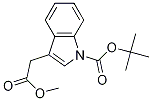 tert-butyl 3-(2-methoxy-2-oxoethyl)-1H-indole-1-carboxylate CAS#: 370562-34-8