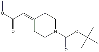 tert-butyl 4-(2-methoxy-2-oxoethylidene)piperidine-1-carboxylate CAS#: 169206-65-9