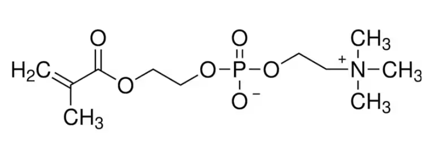 Structure of MPC 2-Methacryloyloxyethyl Phosphorylcholine CAS 67881-98-5