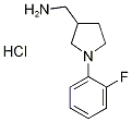1-[1-(2-fluorophenyl)pyrrolidin-3-yl]methanamine(SALTDATA: 1.85HCl 0.3H2O) CAS#: 479089-93-5
