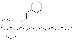 1-[1-(3-Cyclohexylpropyl)undecyl]decahydronaphthalene CAS#: 55319-78-3
