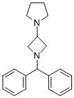 1-[1-(DIPHENYLMETHYL)-3-AZETIDINYL]-PYRROLIDINE CAS#: 55438-67-0