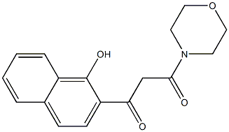 1-(1-hydroxynaphthalen-2-yl)-3-Morpholin-4-ylpropane-1,3-dione CAS#: 503469-16-7