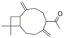 1-[10,10-dimethyl-2,6-bis(methylene)bicyclo[7.2.0]undec-5-yl]ethan-1-one CAS#: 55790-53-9