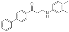 1-[1,1'-BIPHENYL]-4-YL-3-(3,4-DIMETHYLANILINO)-1-PROPANONE CAS#: 477319-07-6