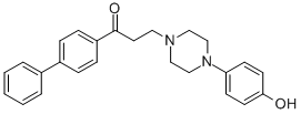 1-[1,1'-BIPHENYL]-4-YL-3-[4-(4-HYDROXYPHENYL)PIPERAZINO]-1-PROPANONE CAS#: 477328-81-7