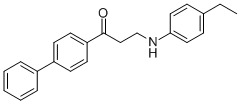 1-[1,1'-BIPHENYL]-4-YL-3-(4-ETHYLANILINO)-1-PROPANONE CAS#: 477320-05-1