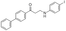 1-[1,1'-BIPHENYL]-4-YL-3-(4-IODOANILINO)-1-PROPANONE CAS#: 477320-51-7