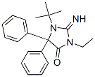 1-(1,1-Dimethylethyl)-3-ethyl-2-imino-5,5-diphenyl-4-imidazolidinone CAS#: 56954-66-6