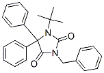 1-(1,1-Dimethylethyl)-5,5-diphenyl-3-(phenylmethyl)-2,4-imidazolidinedione CAS#: 56954-71-3