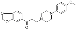 1-(1,3-BENZODIOXOL-5-YL)-3-[4-(4-METHOXYPHENYL)PIPERAZINO]-1-PROPANONE CAS#: 477328-88-4