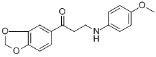 1-(1,3-BENZODIOXOL-5-YL)-3-(4-METHOXYANILINO)-1-PROPANONE CAS#: 477333-83-8