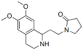1-[2-(1,2,3,4-Tetrahydro-6,7-dimethoxyisoquinolin-1-yl)ethyl]pyrrolidin-2-one CAS#: 47216-65-9