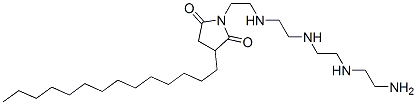 1-[2-[[2-[[2-[(2-aminoethyl)amino]ethyl]amino]ethyl]amino]ethyl]-3-tetradecylpyrrolidine-2,5-dione CAS#: 50857-48-2