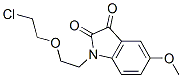 1-[2-(2-CHLORO-ETHOXY)-ETHYL]-5-METHOXY-1H-INDOLE-2,3-DIONE CAS#: 416899-95-1