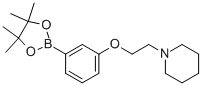 1-(2-[3-(4,4,5,5-TETRAMETHYL-[1,3,2]DIOXABOROLAN-2-YL)-PHENOXY]-ETHYL)-PIPERIDINE CAS#: 581065-57-8