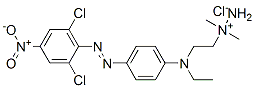 1-[2-[[4-[(2,6-dichloro-4-nitrophenyl)azo]phenyl]ethylamino]ethyl]-1,1-dimethylhydrazinium chloride CAS#: 53048-62-7