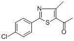 1-[2-(4-CHLOROPHENYL)-4-METHYL-1,3-THIAZOL-5-YL]-1-ETHANONE CAS#: 54001-07-9