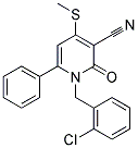1-(2-CHLOROBENZYL)-4-(METHYLSULFANYL)-2-OXO-6-PHENYL-1,2-DIHYDRO-3-PYRIDINECARBONITRILE CAS#: 478043-00-4