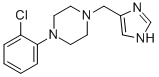 1-(2-CHLOROPHENYL)4(IMIDAZOL-4-YLMETHYL)PIPERAZINE CAS#: 58013-29-9