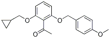 1-[2-(Cyclopropylmethoxy)-6-[(4-methoxyphenyl)methoxy]phenyl]ethanone CAS#: 405239-71-6