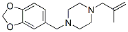 1-(2-Methylallyl)-4-(3,4-methylenedioxybenzyl)piperazine CAS#: 55436-36-7