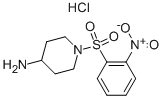 1-(2-NITRO-BENZENESULFONYL)-PIPERIDIN-4-YLAMINE HYDROCHLORIDE CAS#: 468720-14-1