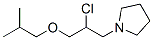 1-[2-chloro-3-(2-methylpropoxy)propyl]pyrrolidine CAS#: 49571-02-0