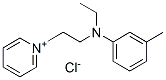 1-[2-[ethyl(3-methylphenyl)amino]ethyl]pyridinium chloride CAS#: 51475-16-2
