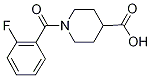 1-(2-fluorobenzoyl)piperidine-4-carboxylic acid CAS#: 445226-98-2