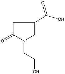 1-(2-hydroxyethyl)-5-oxopyrrolidine-3-carboxylic acid CAS#: 43094-95-7