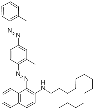 1-[[2-methyl-4-[(2-methylphenyl)azo]phenyl]azo]-N-tridecylnaphthalen-2-amine CAS#: 57712-94-4