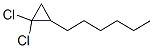 1-(2,2-Dichlorocyclopropyl)hexane CAS#: 5685-42-7