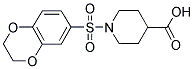 1-(2,3-DIHYDRO-1,4-BENZODIOXIN-6-YLSULFONYL)PIPERIDINE-4-CARBOXYLIC ACID CAS#: 461456-17-7