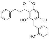 1-[2,4-Dihydroxy-3-[(2-hydroxyphenyl)methyl]-6-methoxyphenyl]-3-phenyl-1-propanone CAS#: 58449-06-2