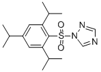 1-[[2,4,6-Tris(isopropyl)phenyl]sulphonyl]-1H-1,2,4-triazole CAS#: 54230-60-3