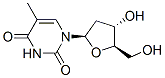1-[(2R,4S,5R)-4-hydroxy-5-(hydroxymethyl)oxolan-2-yl]-5-methyl-pyrimidine-2,4-dione CAS#: 50-88-4