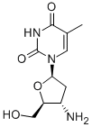 1-[(2R,4S,5S)-4-Amino-5-(hydroxymethyl)oxolan-2-yl]-5-methylpyrimidine-2,4-dione CAS#: 52450-18-7