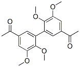 1-[3-(5-acetyl-2,3-dimethoxy-phenyl)-4,5-dimethoxy-phenyl]ethanone CAS#: 55919-72-7