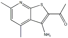 1-(3-AMINO-4,6-DIMETHYLTHIENO[2,3-B]PYRIDIN-2-YL)ETHANONE CAS#: 52505-42-7