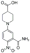 1-[3-(AMINOCARBONYL)-4-NITROPHENYL]-4-PIPERIDINECARBOXYLIC ACID CAS#: 439095-54-2