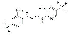 1-[3-CHLORO-5-(TRIFLUOROMETHYL)PYRID-2-YL AMINO]2-2[2-AMINO-4-(TRIFLUOROMETHYL)ANILINO]ETHANE CAS#: 478262-14-5