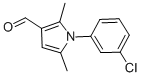 1-(3-CHLORO-PHENYL)-2,5-DIMETHYL-1H-PYRROLE-3-CARBALDEHYDE CAS#: 428467-92-9