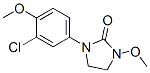 1-(3-Chloro-4-methoxyphenyl)-3-methoxyimidazolidin-2-one CAS#: 52420-38-9