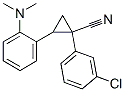 1-(3-Chlorophenyl)-2-[(dimethylamino)phenyl]cyclopropanecarbonitrile CAS#: 54833-14-6