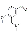 1-(3-DIMETHYLAMINOMETHYL-4-METHOXY-PHENYL)-ETHANONE CAS#: 505070-85-9